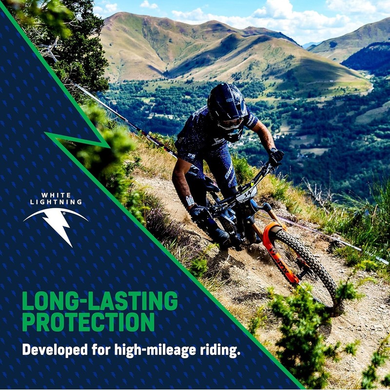 White Lightning Epic Ride All Conditions Light Bicycle Chain Lube,