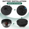 Kanayu 8 Pack Dummy Fake Camera CCTV Dome Fake Security