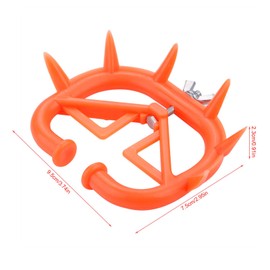 Pack of 6 Cattle Nose Ring, Calf Nose Ring, Plastic Cow Nose Ring, Farm, Livestock Animal Supplies, Weaning Tool, Offset Ring for Calf, Livestock, Prevent Sucking