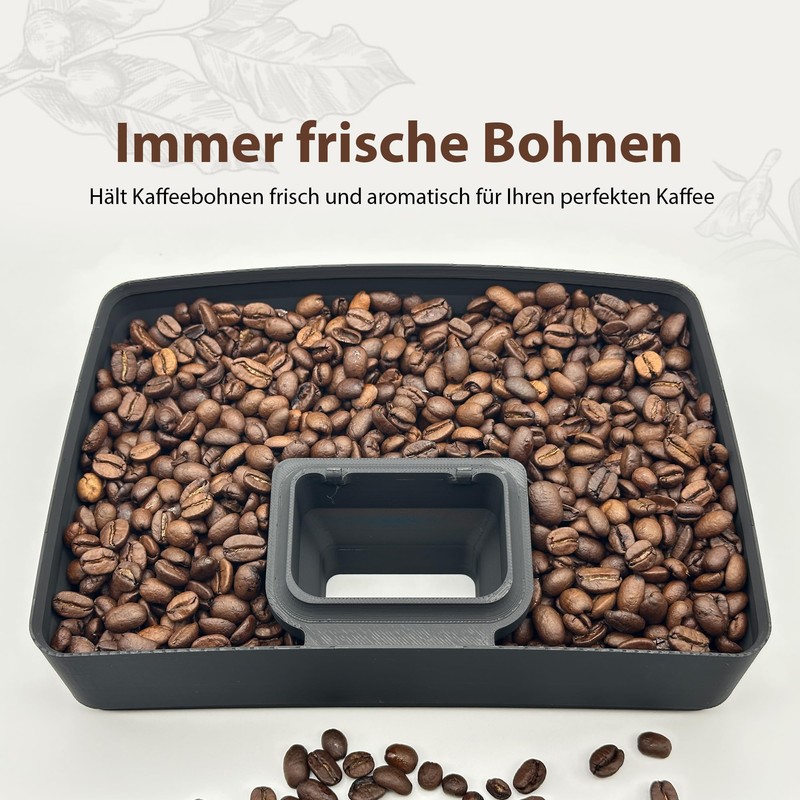 Coffee Bean Container Extension for De'Longhi Magnifica S ECAM -