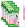 Annauiy I-Shaped Interdental Brushes, Standard, Pack of 40, Reusable, 0.7