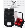 Gcardist Black Bakery Boxes with Window, Pack of 30, 10