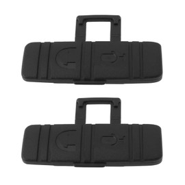 VGOL 2pcs Wireless Earphones Microphone Rubber Dust Cover Compatible with Anytone AT-D878UV Plus AT-D878UVII Plus AT-D887S Black