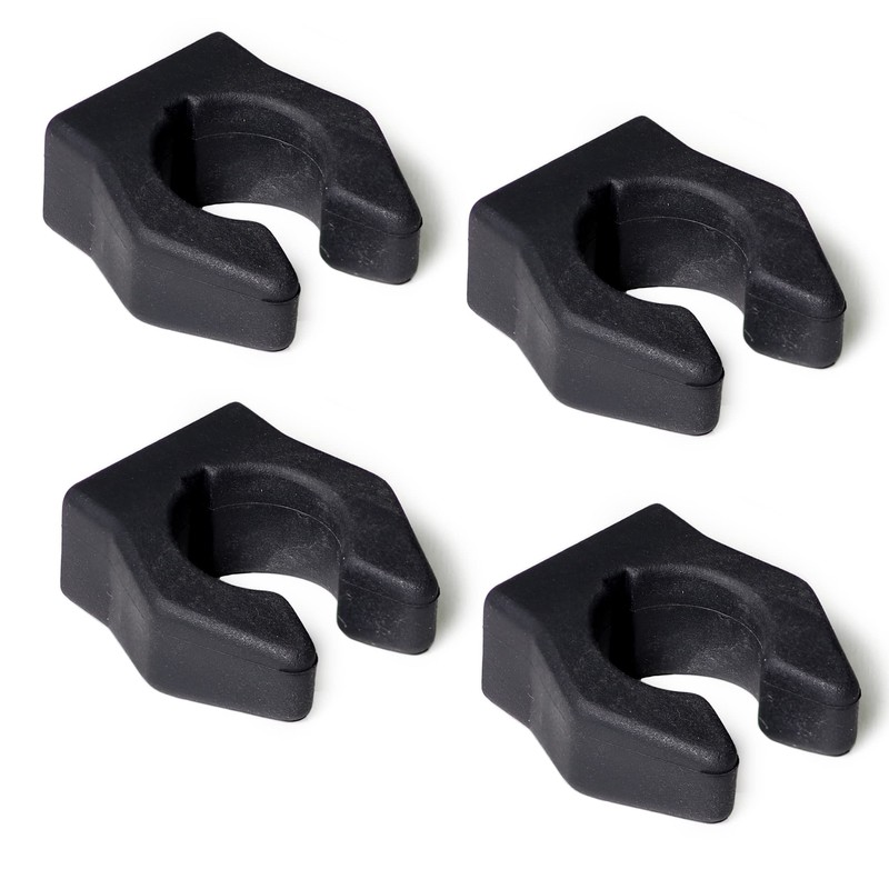 Longoni Billiard Pool Cue Rack Rubber Replacement Clips, Pack of