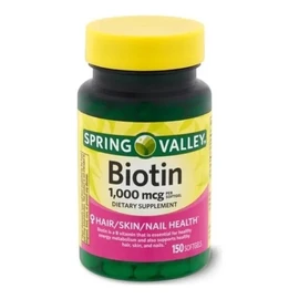Biotin 1000 Mcg Ayuda Pelo Piel Uñas 150 Caps Saludables Ayu Sabor Neutro