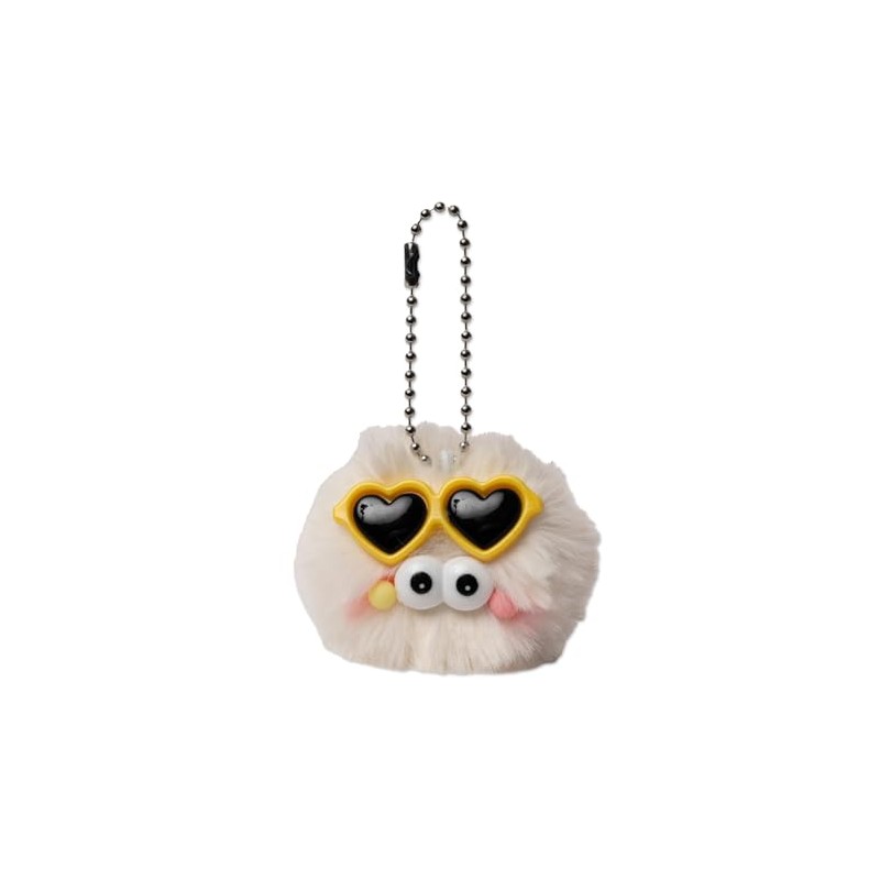 Wigo Mini Sunglasses, Monster Nuigurumi, Key Holder, Women's, white