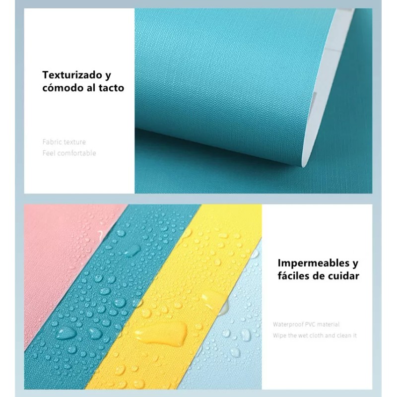 D.S Papel Pintado Impermeable Autoadhesivo Infantil 0.45 X 10 M