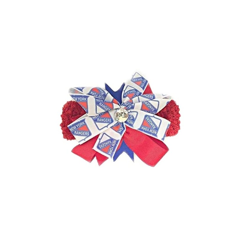 Rangers Baby Girl Boutique Bow Crocheted Headband