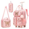 Meetbelify Kids Rolling Backpack with Wheels for Elementary Preschool Students