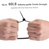 Zip ties 12 inch Black small Nylon Cable ties 100
