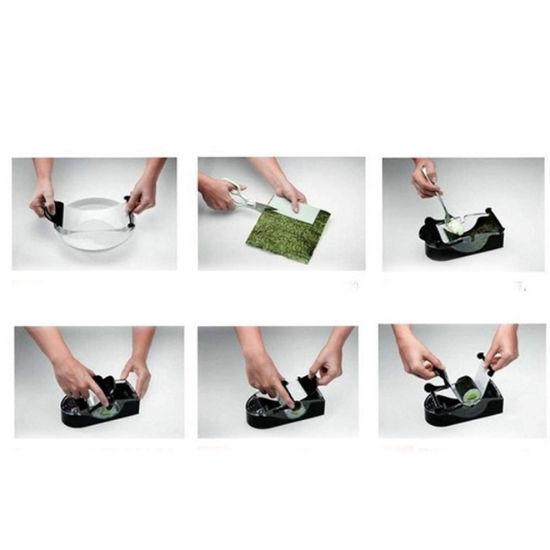 EVRYLON Sushi Roll Bazooka Maker for Sushi Maki Rolling Machine,