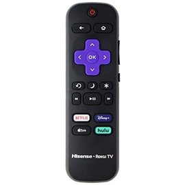 Hisense OEM Remote Control (RC-AFIR) HU-RCRUS-23 for Select Hisense TVs - Black