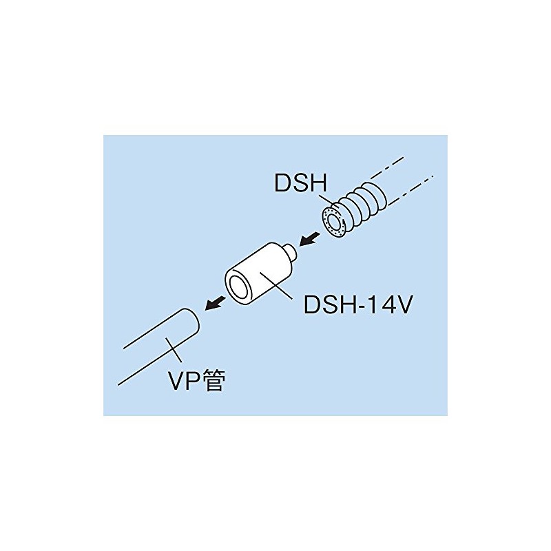 Inaba Denko VP Pipe Joint Φ14 Parts for DSH-14 DSH-14