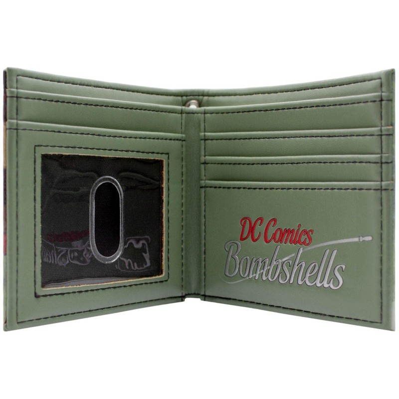 DC Bombshells Harley Quinn Gotham or Bust Wallet Bi-fold with