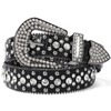 LEACOOLKEY Western Cowgirl Rhinestone Belt, Fashion Rhinestone Belt for Women
