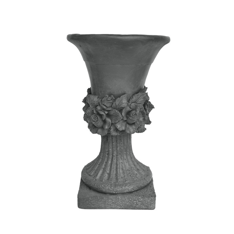Christopher Knight Home Jorine Light Concrete Planter, Patio Planter, Mid-Centry