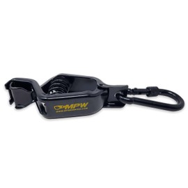 Multipurpose Webbing Industrial Glove Clamp Last glove strap, clip, holder you will ever need., Standard, Black