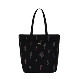 Eco Right Large Tote Bags for Women with Zipper, Waterproof, Eco-Friendly, Handbags for Women, Cactiverse, One Size, cactiverse