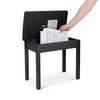 OnStage On-Stage KB8902 Flip Top Keyboard Bench, Black
