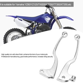 1 Pair Motorcycle Clutch Brake Lever Handle Dirt Bike Brake Handle Dirt Bike Clutch Assembly for YMH YZ80/YZ125/TW200