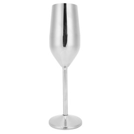 304 Stainless Steel Wine Goblet Champagne Glasses 

Drinking Cups 220ML for Bar Party BanquetSilver