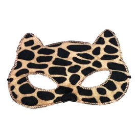Máscara Antifaz Animales Primavera Color Diseño Unico Jaguar
