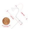 Banglijian BTE Hearing Amplifier Accessories, 2 Pieces Sound Tubes 2B