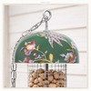 Cath Kidston Hanging Peanut Bird Feeder with Chain, Weather-Resistant Iron