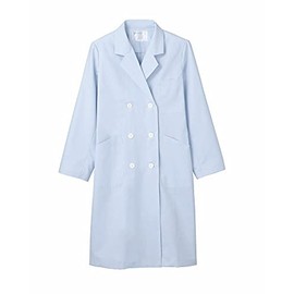 Dr. Court (Women's Long Sleeve Double), 71-073, Saxe Blue, Size: 3L, Sumisho Montblanc for Medical Professionals