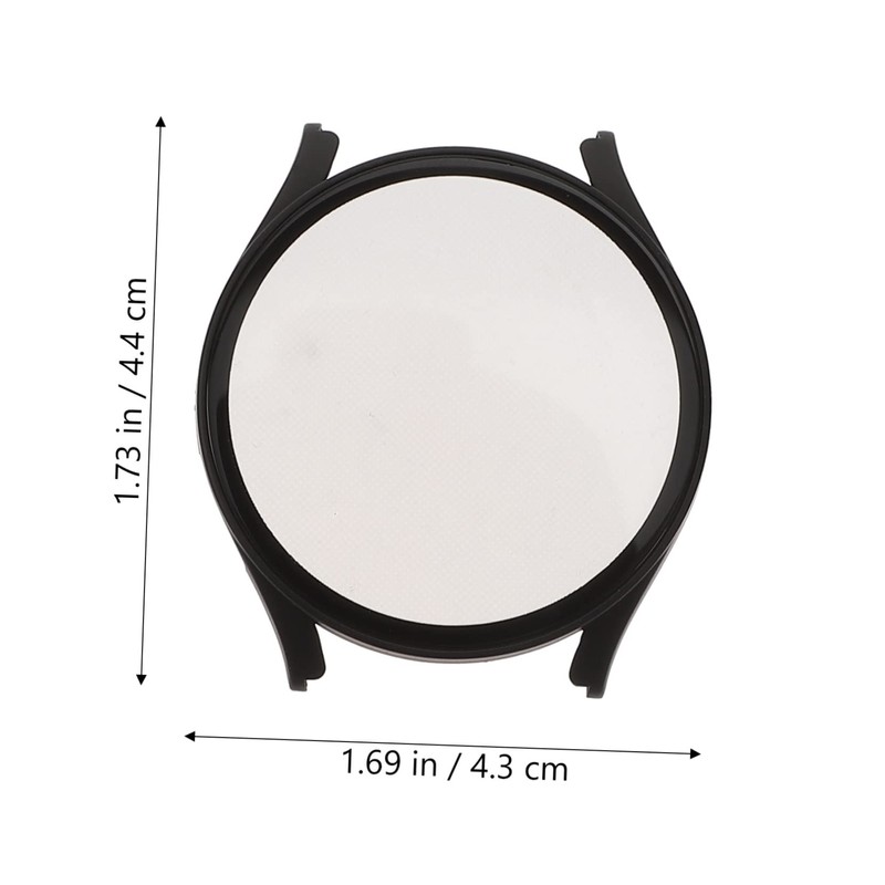 WOONEKY 3pcs Full Coverage Watch Cases Tempered Screen Protectors for