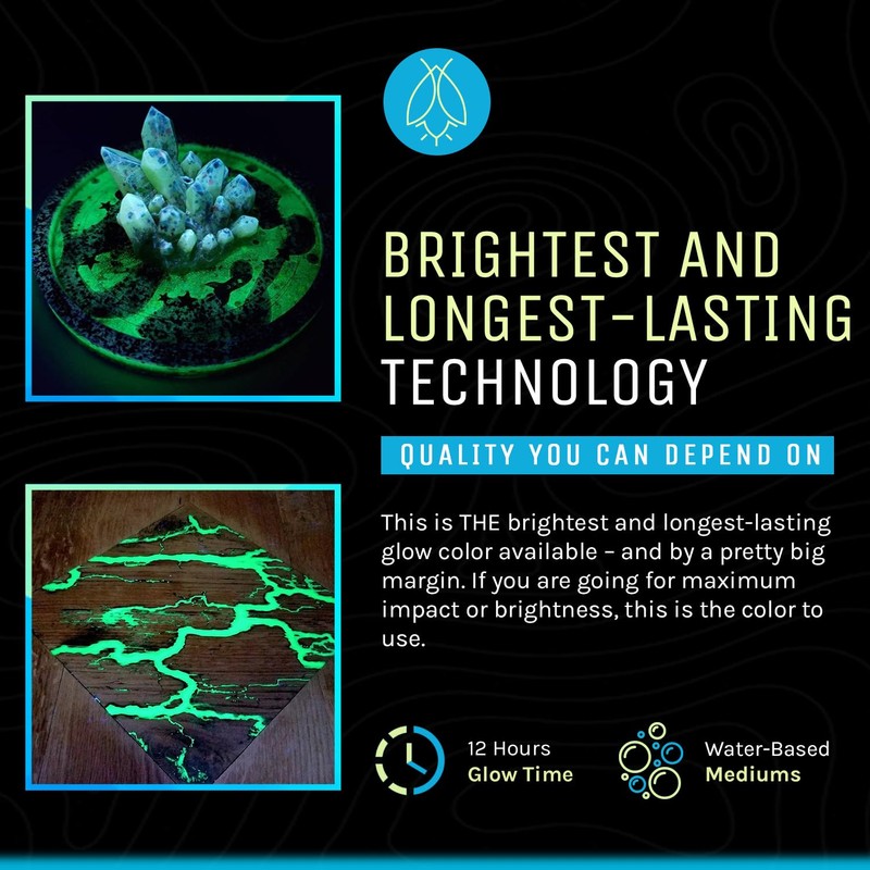 Glow in The Dark Pigment Powder - Neutral and Fluorescent