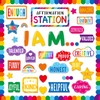Mooliwe Affirmation Station Bulletin Board Set Motivational Bulletin Board for