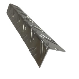 Aluminium Profile, 1500 mm Aluminium Angle 80 x 10 mm Inner Side Dimensions Made of Aluminium Checker Plate Duet 1.5/2.0 mm Thick Aluminium L Profile, Angle Profile Checker Plate 1.5 m Long