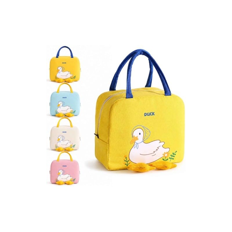 Bolsa Térmica Pato Kawaii Bonita Para Mujer (Yellow)
