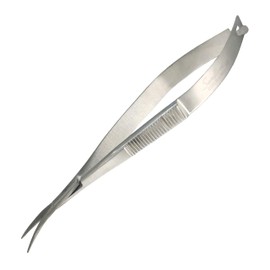 SANDBROS 4-1/2" Iris Scissors with Spring (Curved Blade)