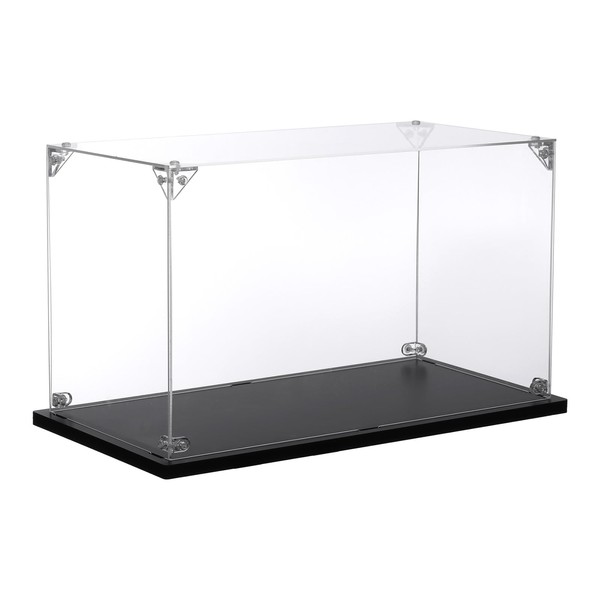 MECCANIXITY Acrylic Display Case, 12x6x6 Inches Clear Display Box Assemble