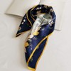 FONYVE 100% Mulberry Silk Scarfs for Women - Lightweight Square