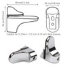 2 Pcs Glass Shelf Support Adjustable Glass Shelf Bracket Polished