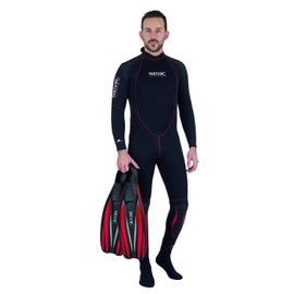 SEAC F100 Pro Diving Fins (Red, 40/41)