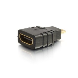C2G Micro HDMI to HDMI, HDMI Adapter, Black, Cables to Go 18407