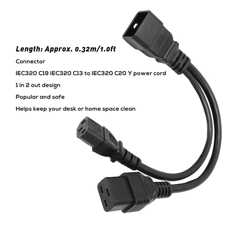 IEC320 C19 IEC320 C13 to IEC320 C20 Power Cord Professional