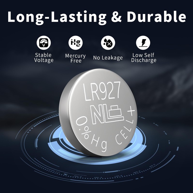 PKCELL LR927 Batteries 20-Pack SR927SW 395 399 Watch Battery AG7