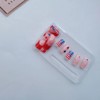 24Pcs Independence Press on Nails Almond Medium Square 4th of