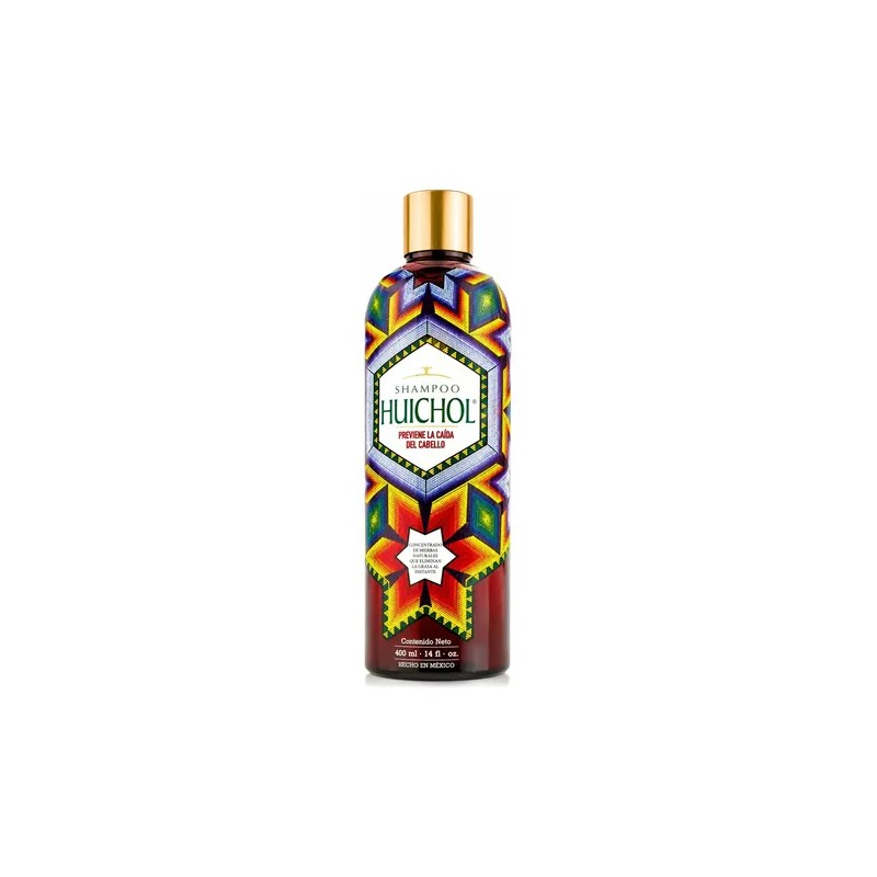 Shampoo Huichol ANTICAIDA en botella de 400mL de 400g por