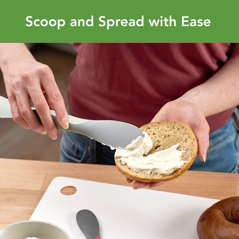 Tovolo Scoop and Spread Large Dual End Silicone Sandwich Spreader