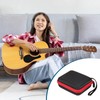 sourcing map Guitar Picks Holder Box Nylon Acoustic Electric Guitar