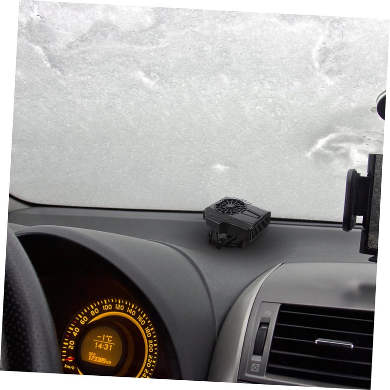 Mobestech 12v Car Heater Mini Windshield Defogger Auto Cool Fan