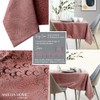 AmeliaHome Tablecloth, Lotus Effect, Water-resistant