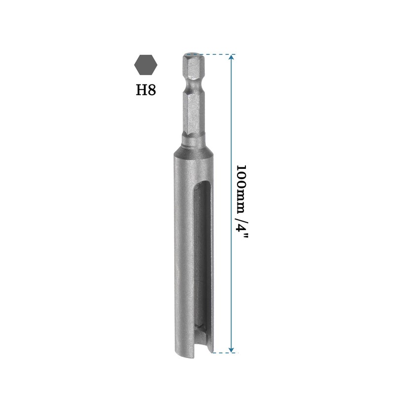 QUARKZMAN 100 mm Length Hexagonal Screwdriver x 1 Piece 8