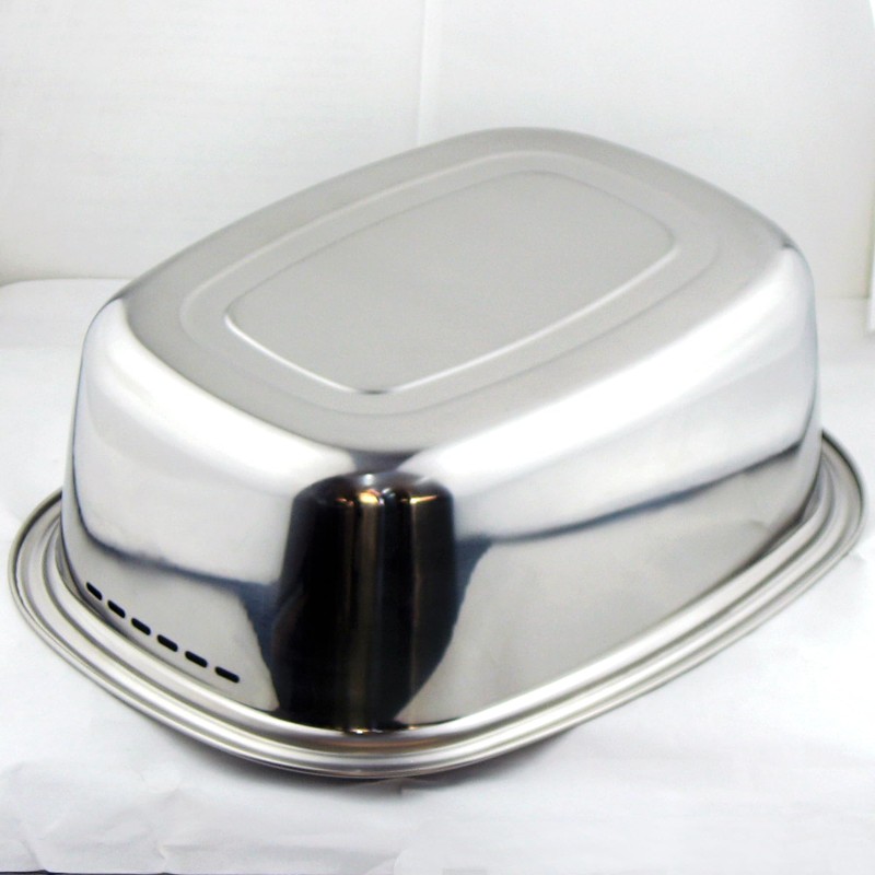 Nagao Tsubamesanjo Washtub, Oval Shaped, 14.8 x 11.3 inches (37.5